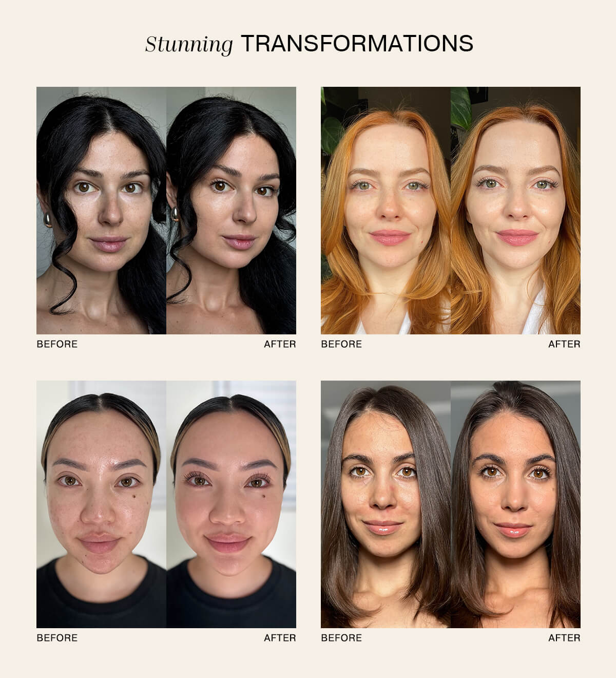 SecondSkin Changing Foundation — avant après UGC témoignages
